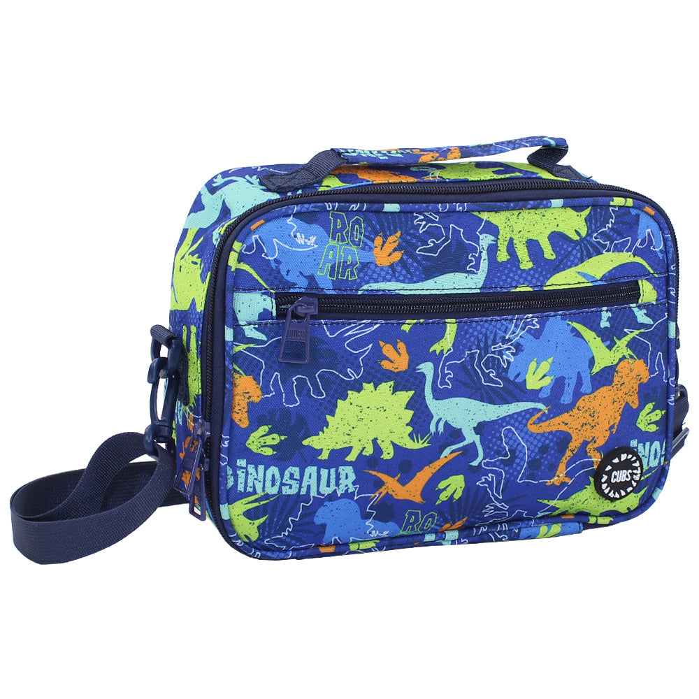 CUBS loud roar blue cross body lunch bag