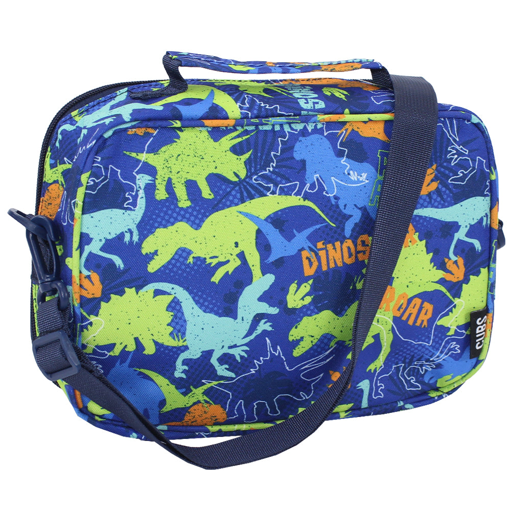 CUBS loud roar blue cross body lunch bag