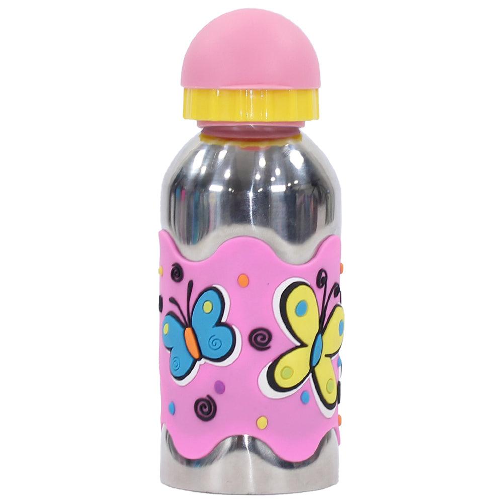 Stainless Steel Water Bottle 380ml (Butterflies)