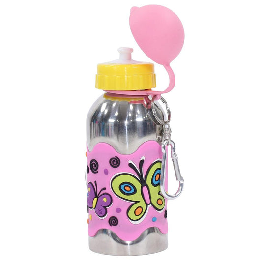 Stainless Steel Water Bottle 380ml (Butterflies)