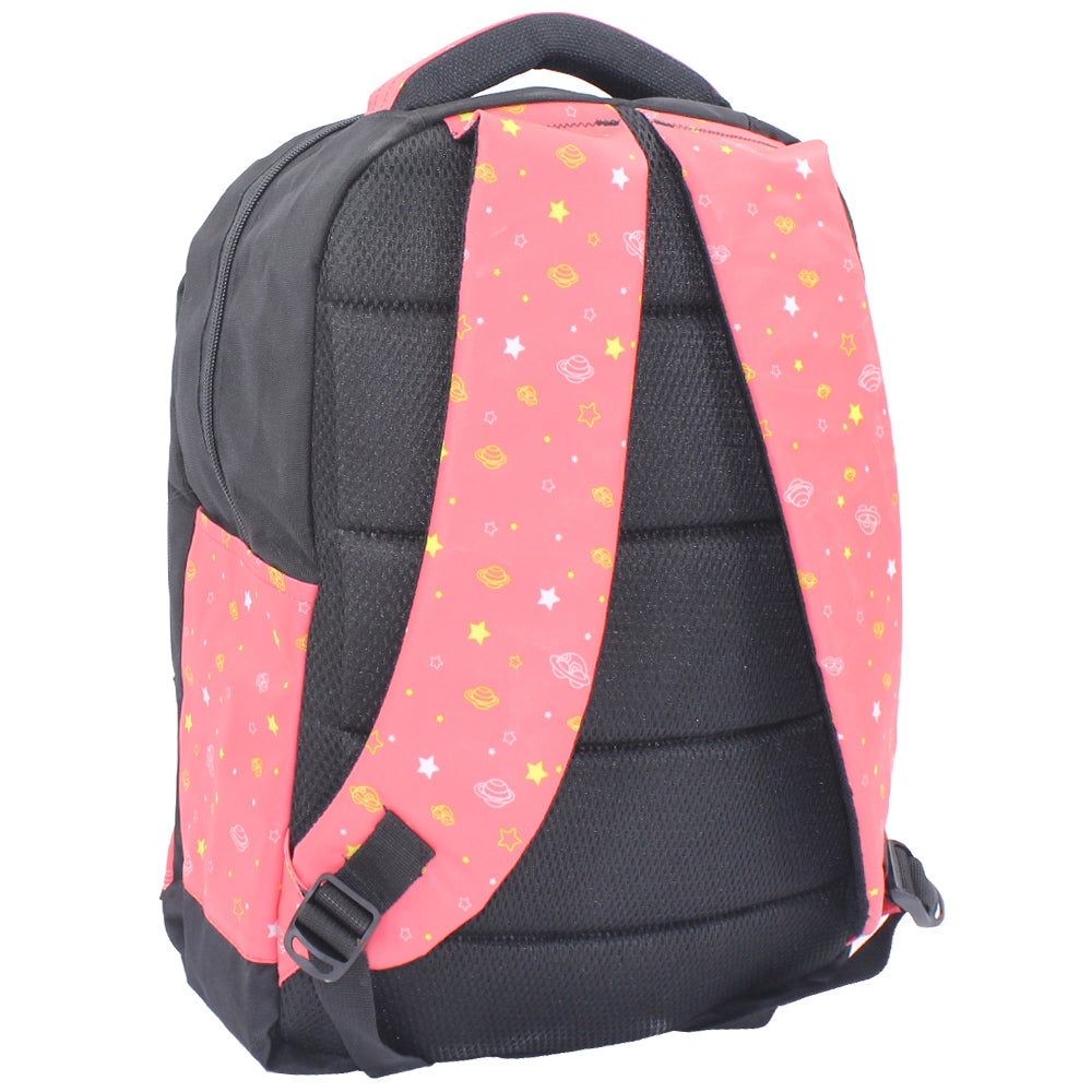 Active Padded Laptop Backpack (Black/Salmon)