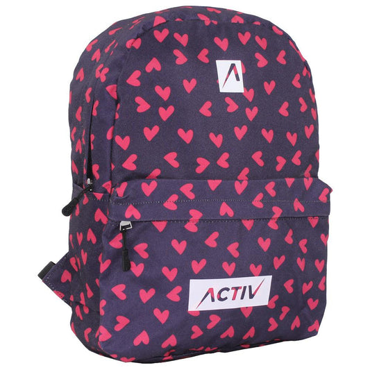 Active Padded Laptop Backpack (Hearts)