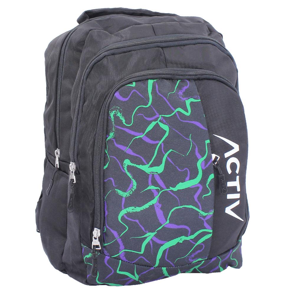 Active Padded Laptop Backpack (Black)