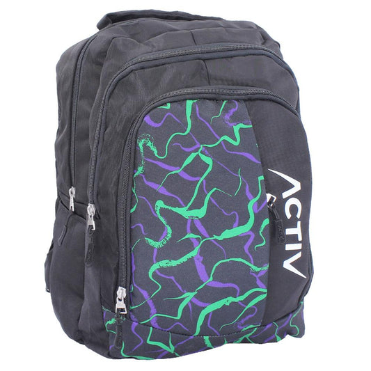 Active Padded Laptop Backpack (Black)