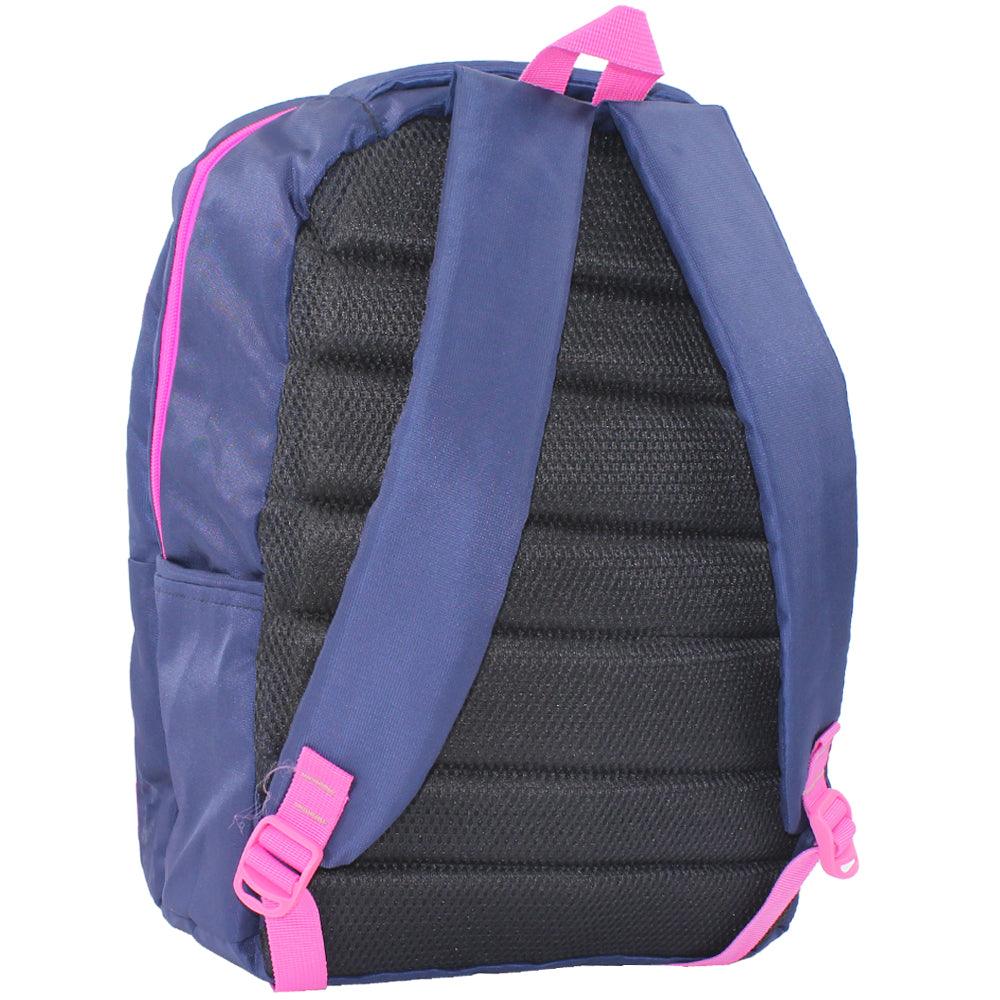 Active Padded Laptop Backpack (Navy/Pink)