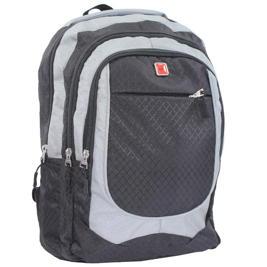 Active Padded Laptop Backpack (Black/Grey)