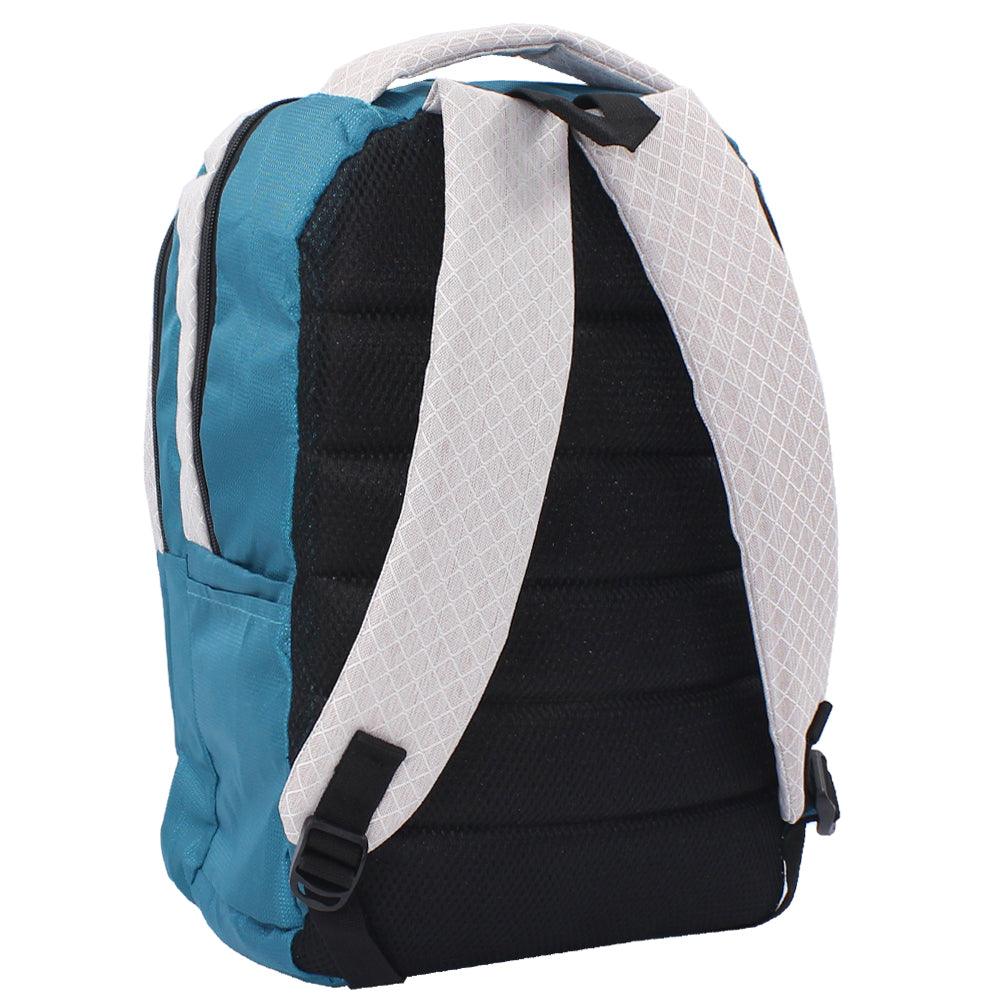Active Padded Laptop Backpack (Turquoise/Grey)