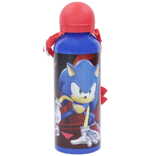 Sonic the Hedgehog Metal Water Bottle With Straps 500 ML