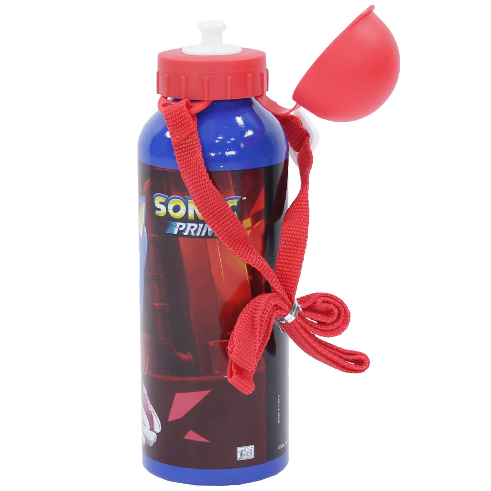 Sonic the Hedgehog Metal Water Bottle With Straps 500 ML