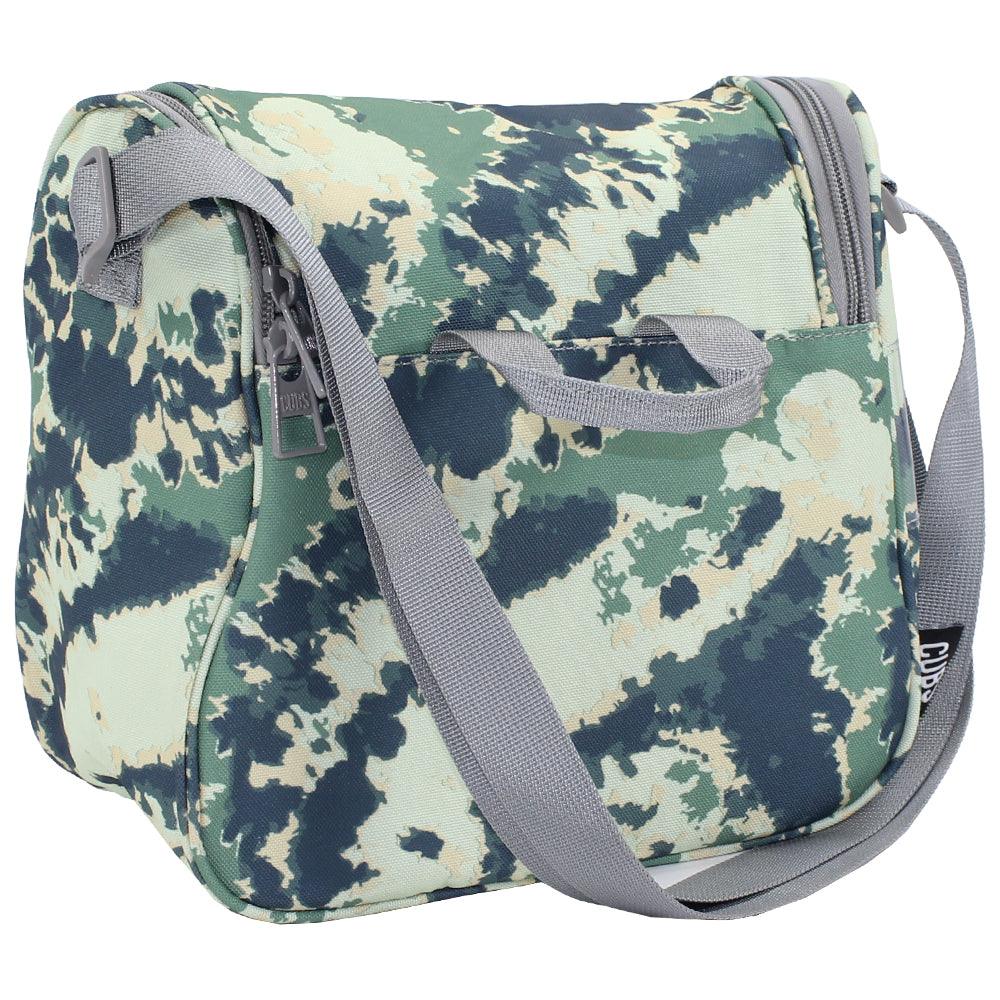 CUBS ARMY GREEN TIE DYE CROSS BODY LUNCH BAG