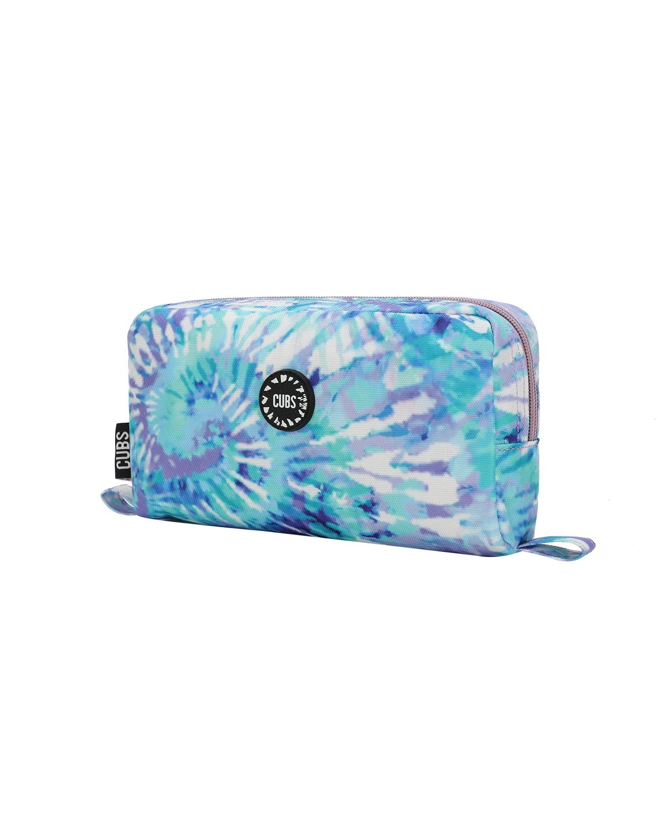 CUBS Lilac & Tiffany Blue Tie Dye Pencil Case