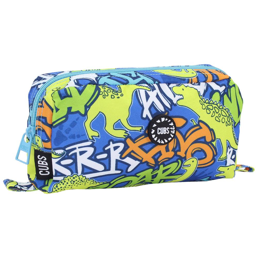 Cubs T-rex Roaring Pencil Pouch