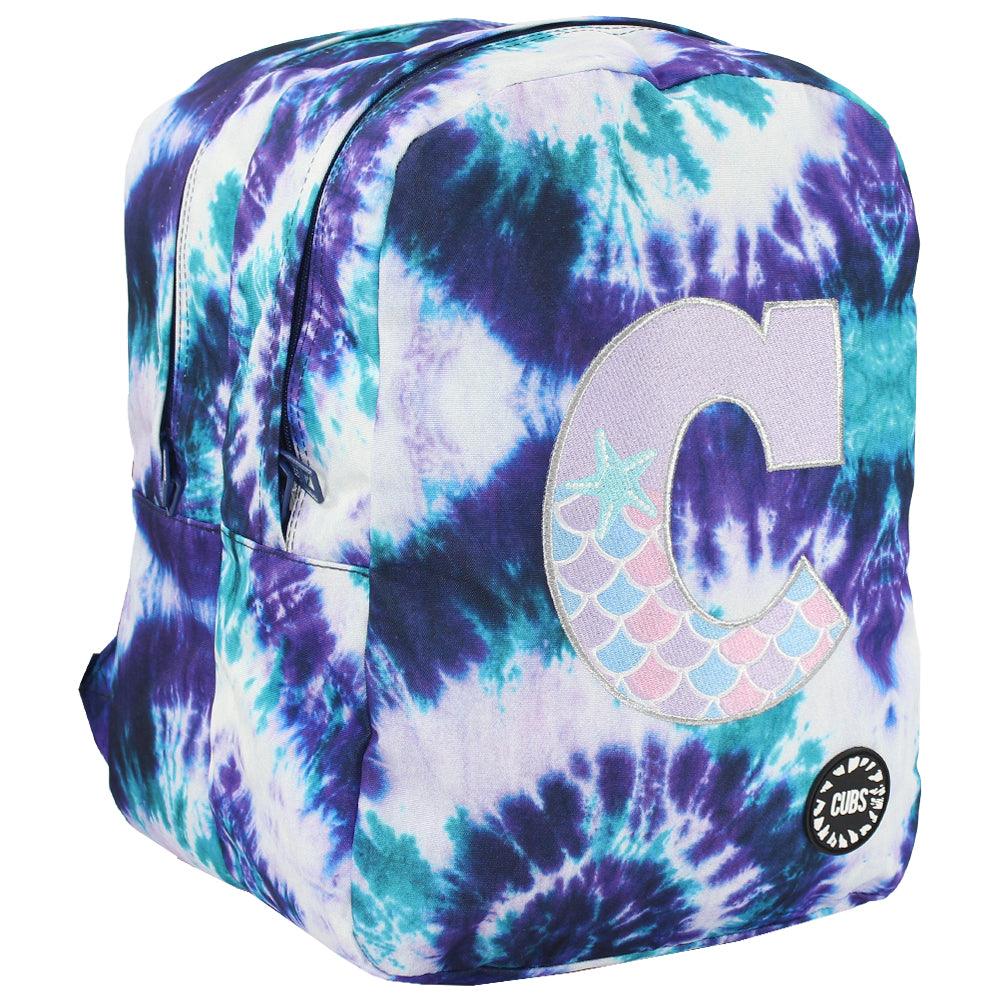 CUBS PURPLE TIE DYE WITH LETTER C BIG AND BASIC BACKPACK