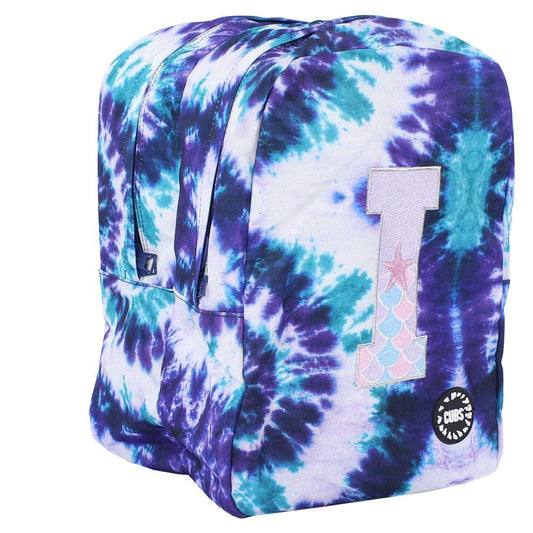 CUBS PURPLE TIE DYE WITH LETTER I BIG AND BASIC BACKPACK