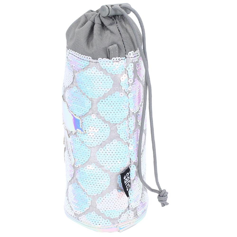 CUBS Blue Sequin Water Bottle Cover