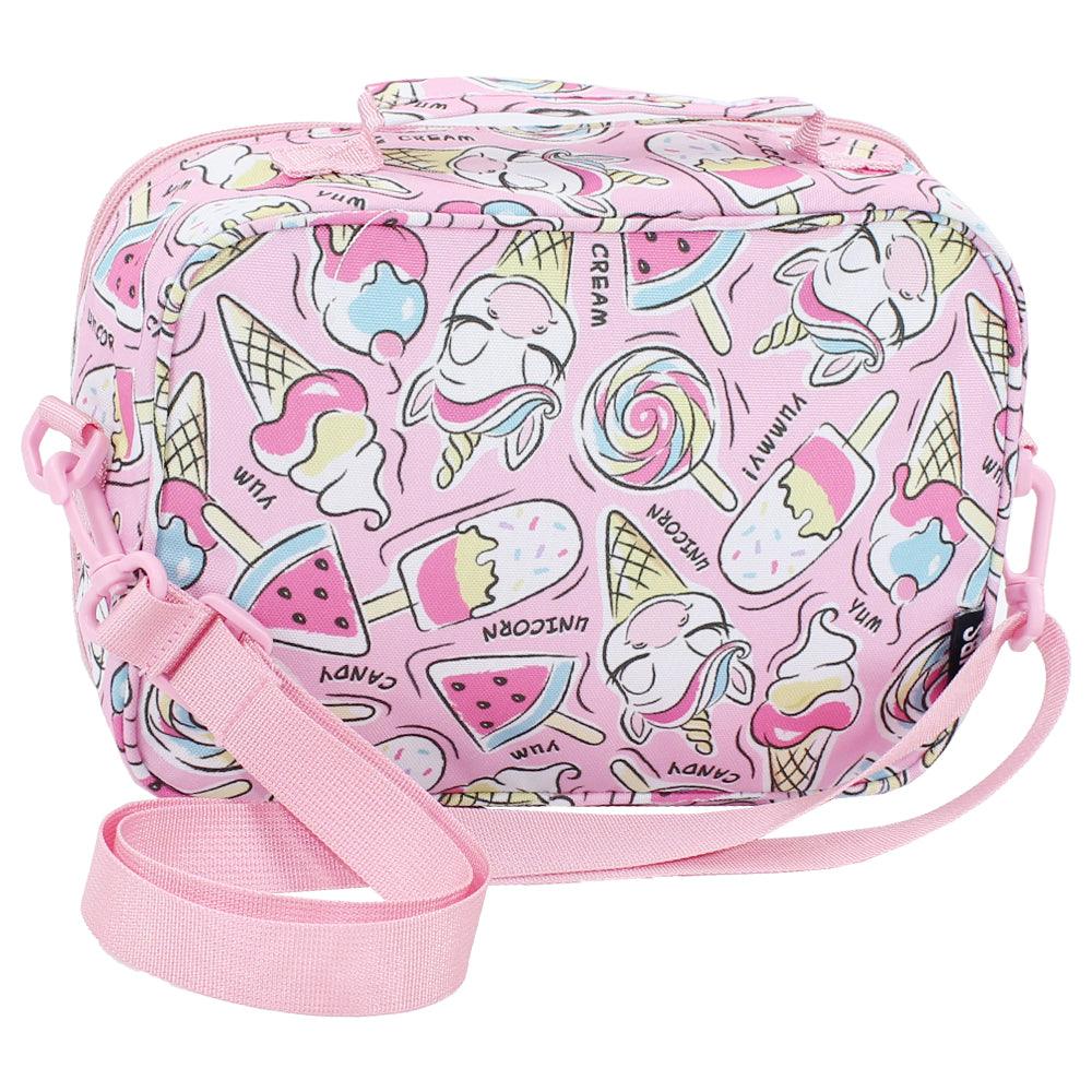 CUBS UNICORN SUMMER CANDY CROSS BODY LUNCH BAG