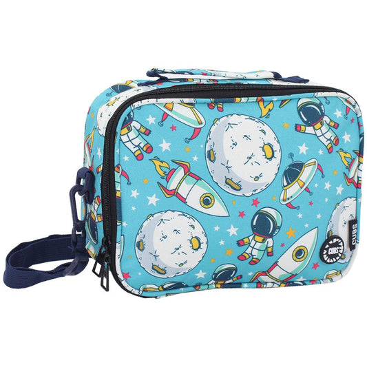 CUBS BLUE UNIVERSE CLASSIC LUNCH BAG WITH SHOULDER STRAP