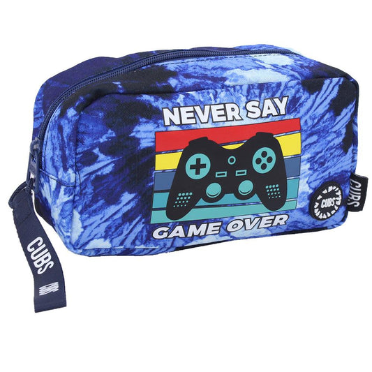 CUBS GAME OVER BLUE TIE DYE PENCIL CASE