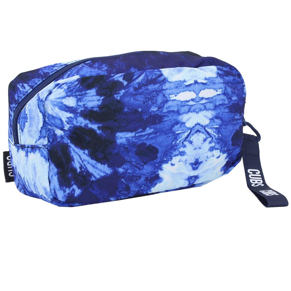 CUBS GAME OVER BLUE TIE DYE PENCIL CASE