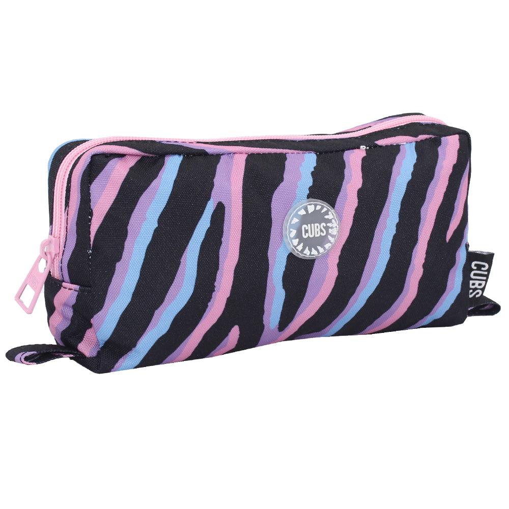 CUBS BLACK LEOPARD GADGETS HARD TOP PENCIL CASE