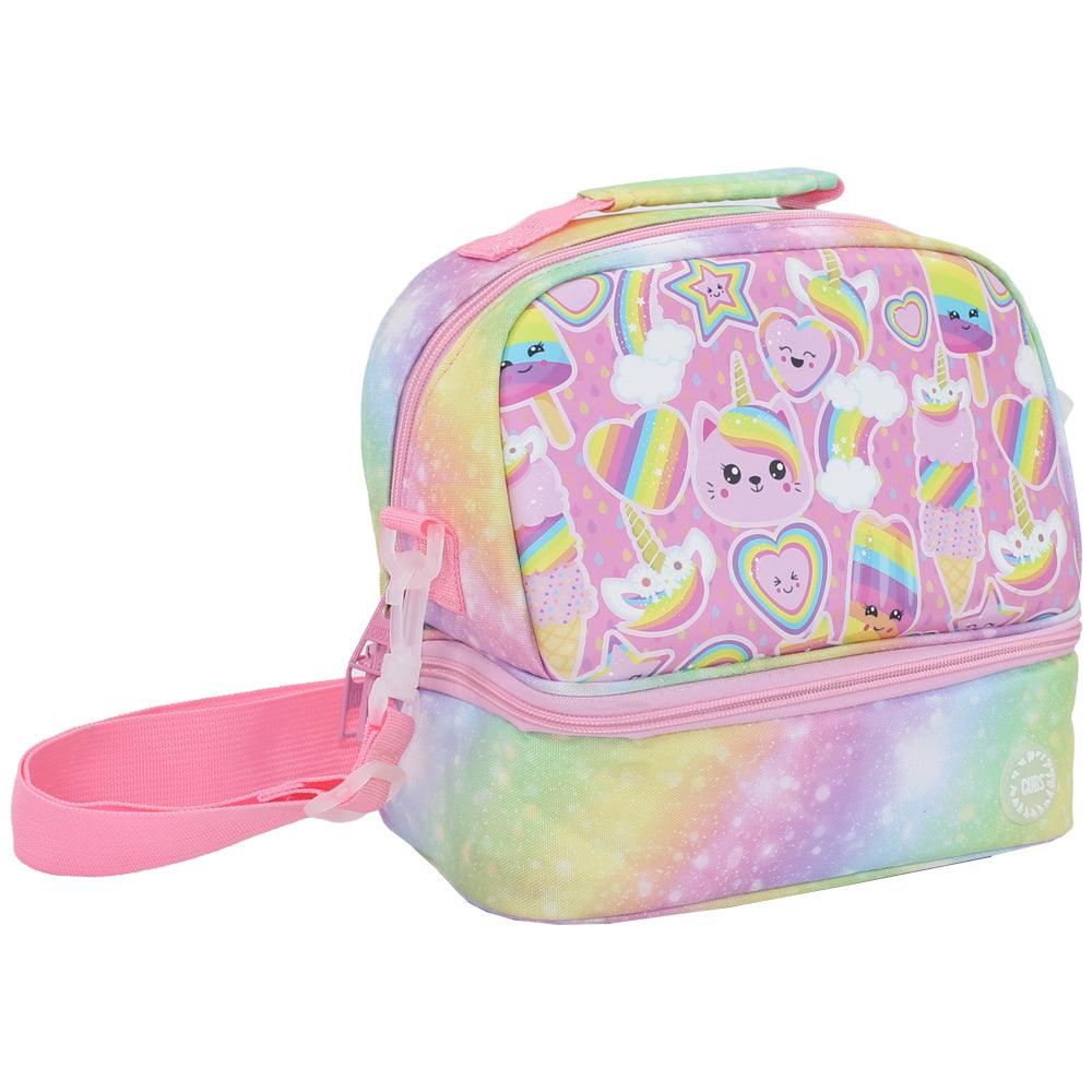 CUBS RAINBOW CAT HARD TOP LUNCH BAG