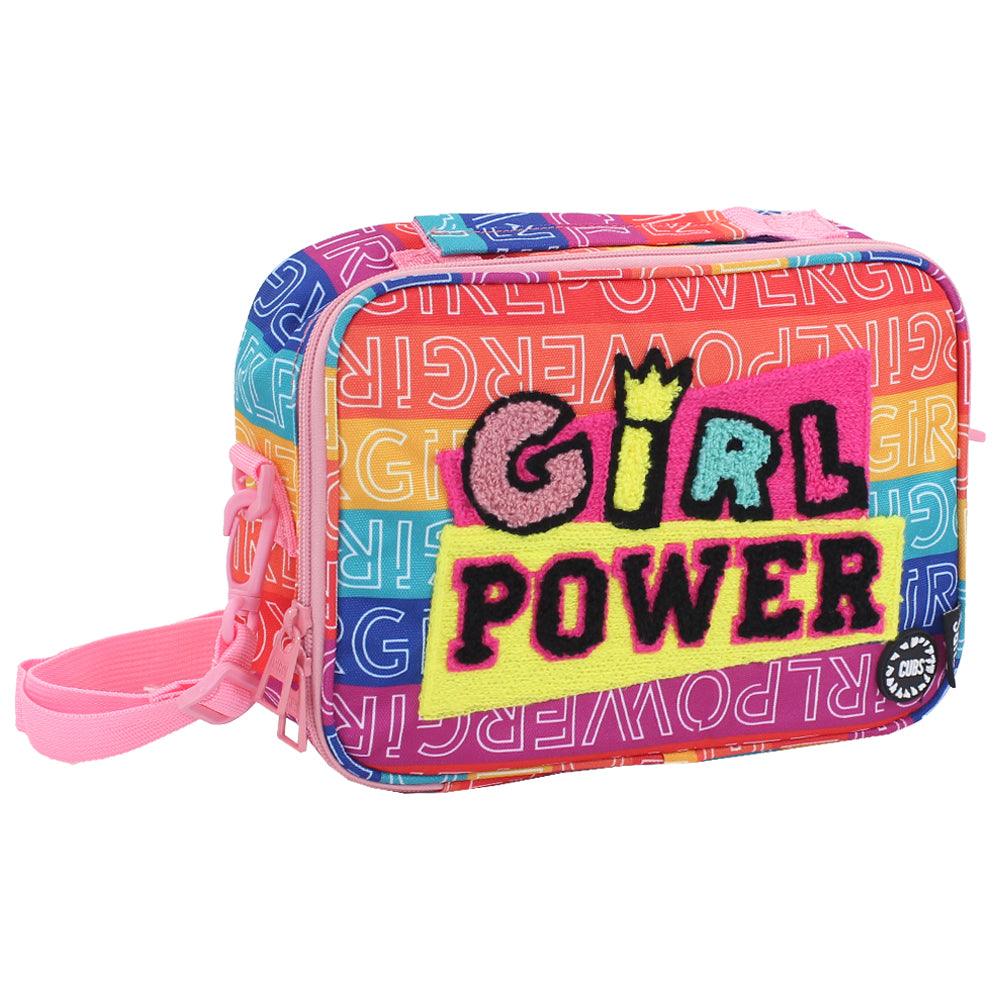 CUBS POWER GIRL STRIPES LUNCH BAG
