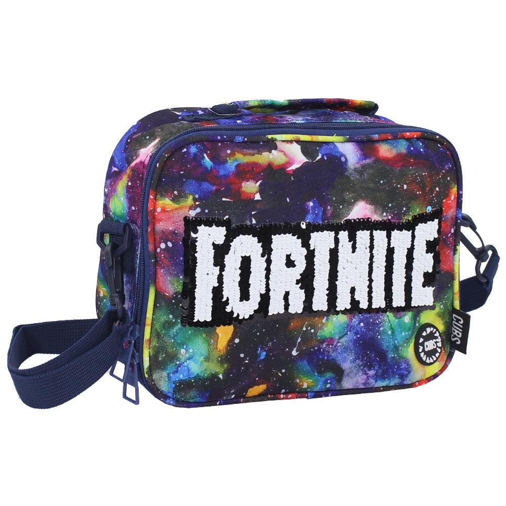 CUBS FORTNITE GALAXY 2 CLASSIC LUNCH BAG WITH SHOULDER STRAP