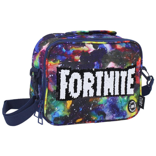 CUBS FORTNITE GALAXY 2 CLASSIC LUNCH BAG WITH SHOULDER STRAP