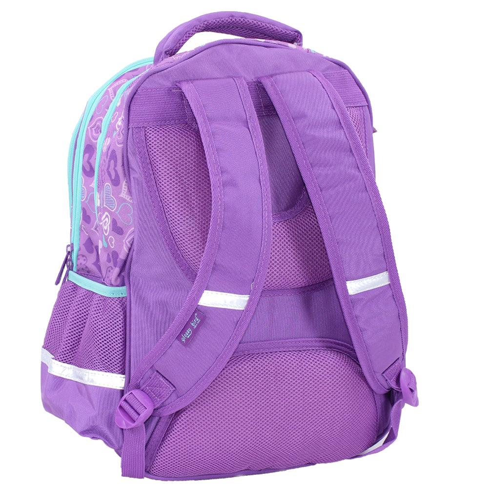 Backpack 18-Inch + Pencil Pouch - Ourkids - Glossy Bird