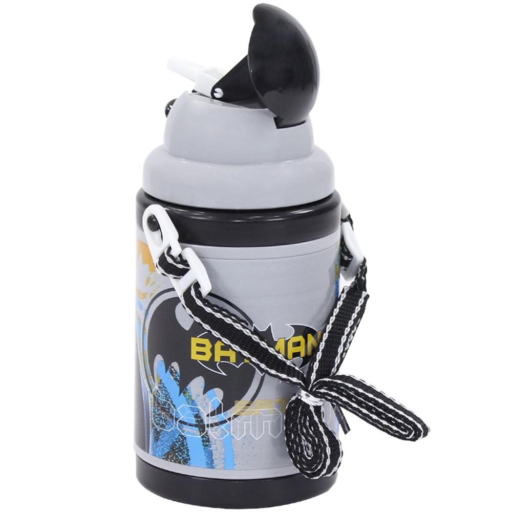 Batman Plastic Water Bottle with Strap 460 ML - Ourkids - Rainbow Max