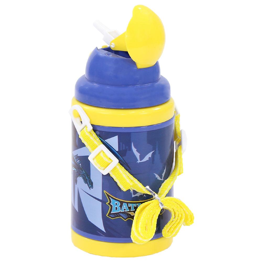 Batman Plastic Water Bottle with Strap 460ML - Ourkids - Rainbow Max