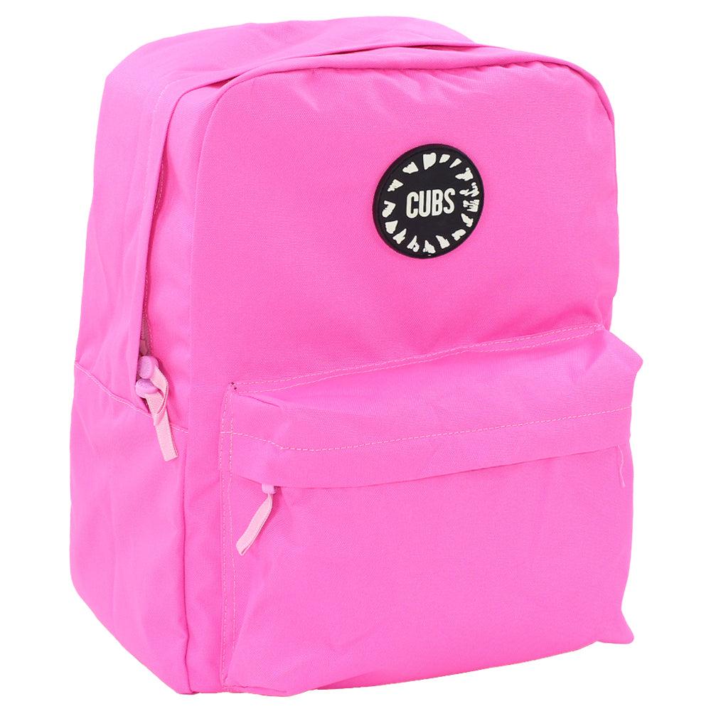 Cubs Backpack 15-Inch (Neon Pink) - Ourkids - Cubs