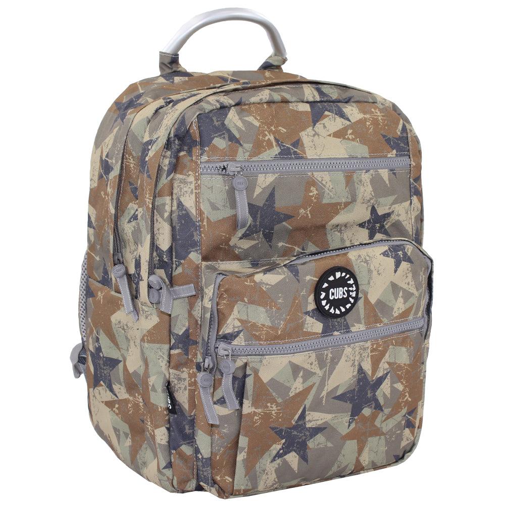 Cubs Backpack 18-Inch (Army Stars) - Ourkids - Cubs
