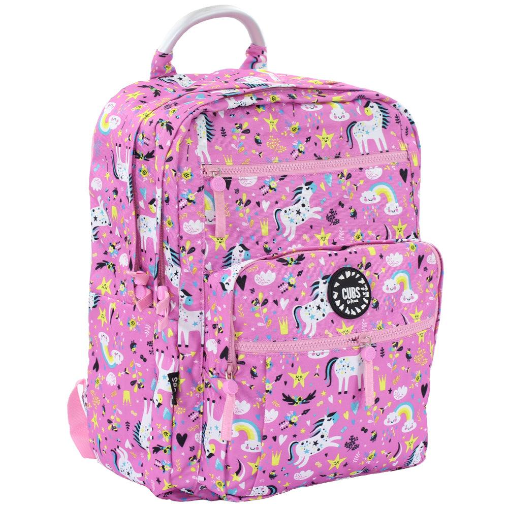 Cubs Backpack 18-Inch (Pink Unicorn) - Ourkids - Cubs
