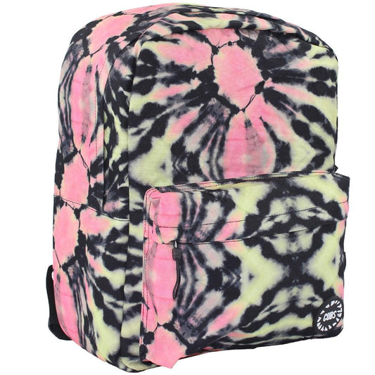 Cubs BLACK/PINK TIE DYE JUNIOR STUDENT Backpack 15-Inch - Ourkids - Cubs