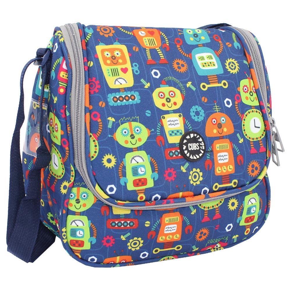 Cute Robots Cross Lunch Bag 2