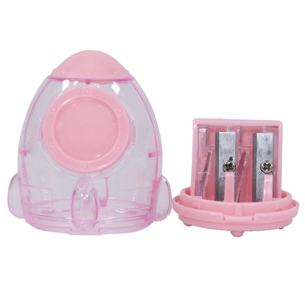 Manual Double Holes Space Pencil Sharpener (Assorted Colors) - Ourkids - OKO