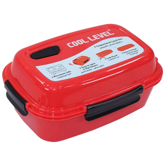 Microwave Multi Compartment Rectangular Lunch Box Cool Level - Ourkids - Cool Level