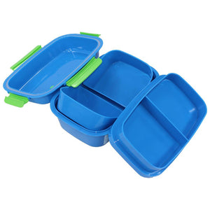 Microwave Multi Compartment Rectangular Lunch Box Cool Level - Ourkids - Cool Level