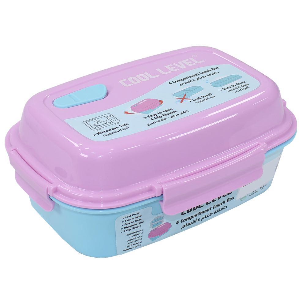 Microwave Multi Compartment Rectangular Lunch Box Cool Level - Ourkids - Cool Level