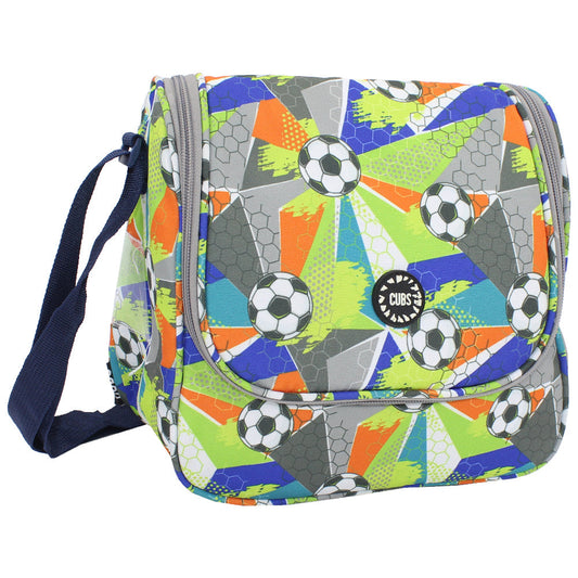 Neon Green Football Cross Lunch Bag 2
