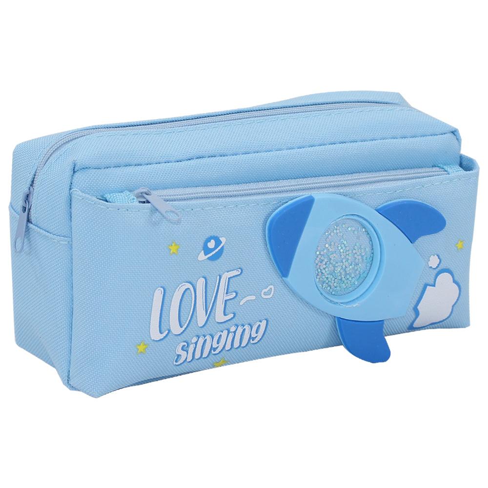 Pencil Pouch (Space Rocket) - Ourkids - OKO