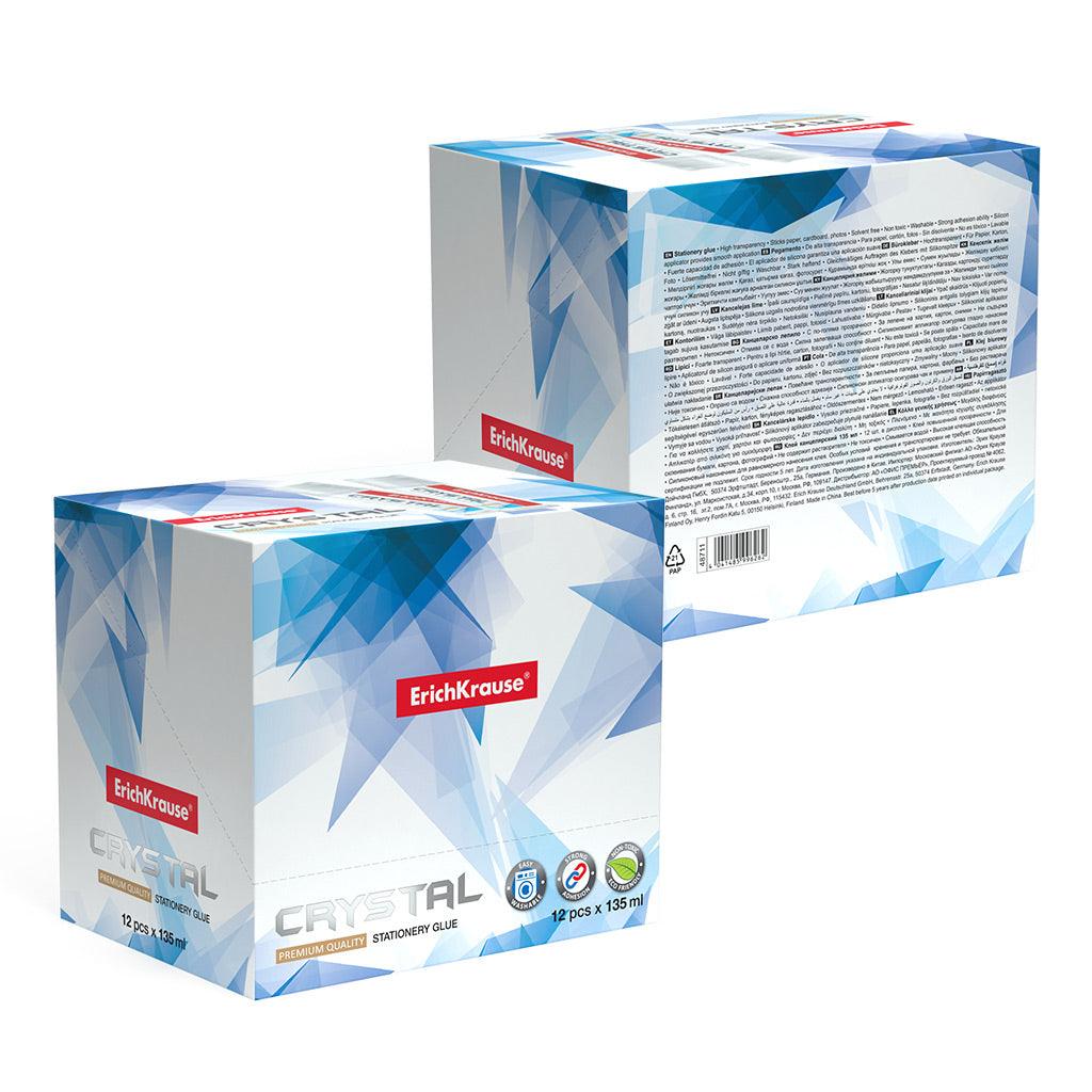 Stationery glue ErichKrause® Crystal, 135 ml - Ourkids - Erich Krause