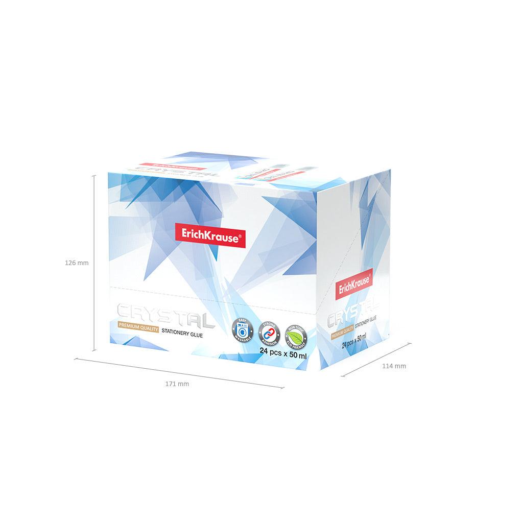 Stationery glue ErichKrause® Crystal, 50 ml - Ourkids - Erich Krause