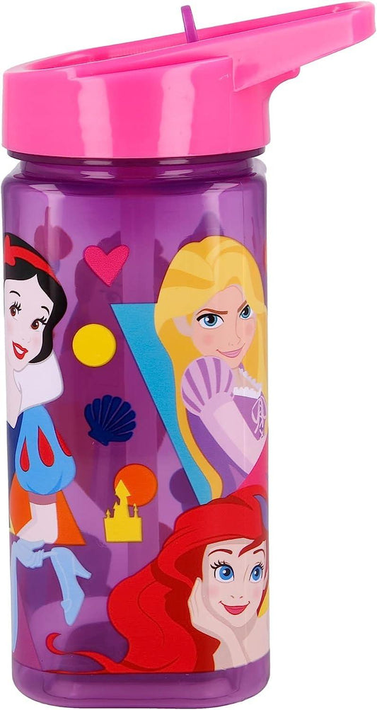 Stor 530ml Square Water Bottle - Princesses - Ourkids - Stor