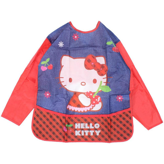 Waterproof Long-Sleeved Coloring Apron (Hello Kitty) - Ourkids - OKO